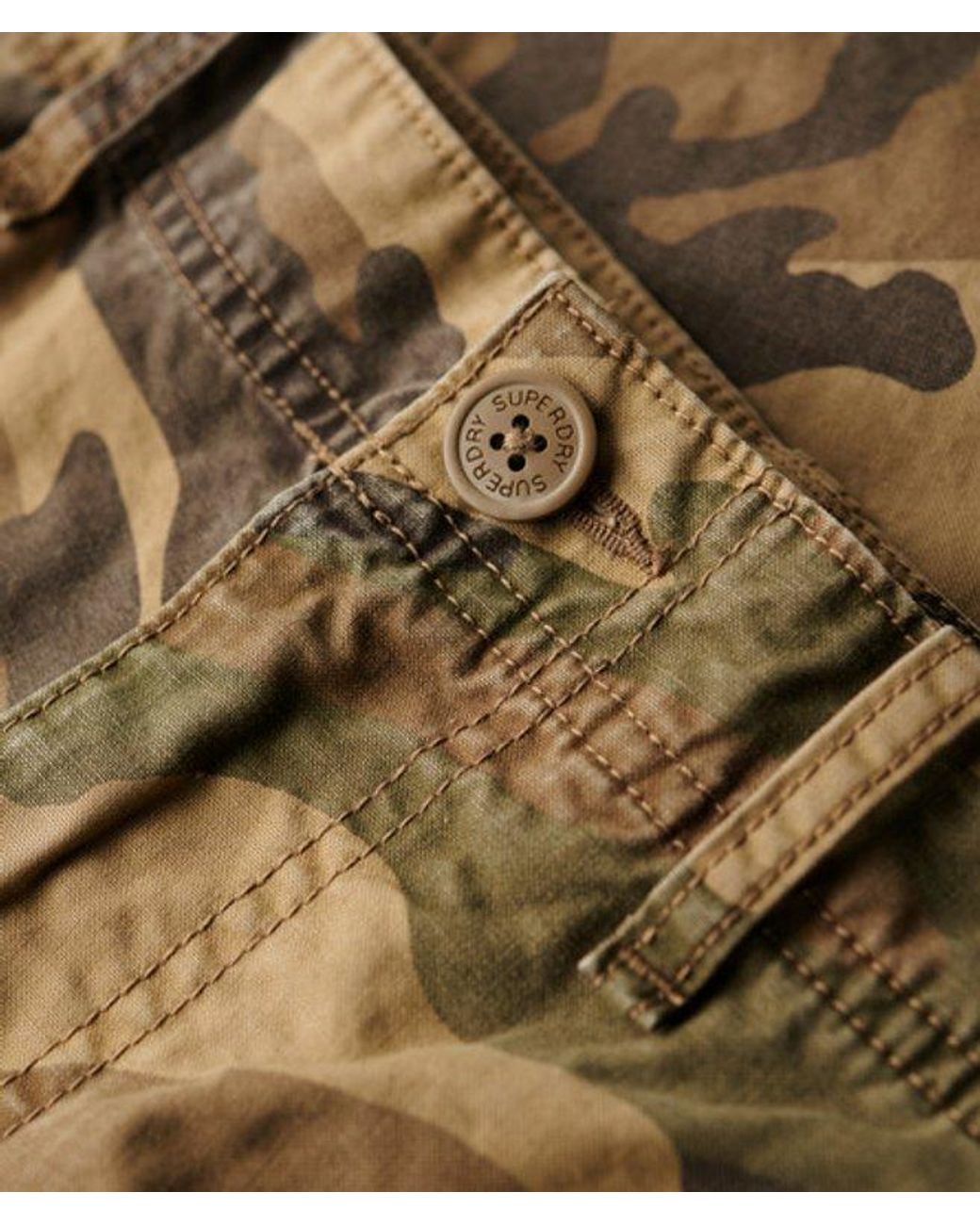 Superdry Natural & Co Organic Cotton baggy Cargo Pants for men