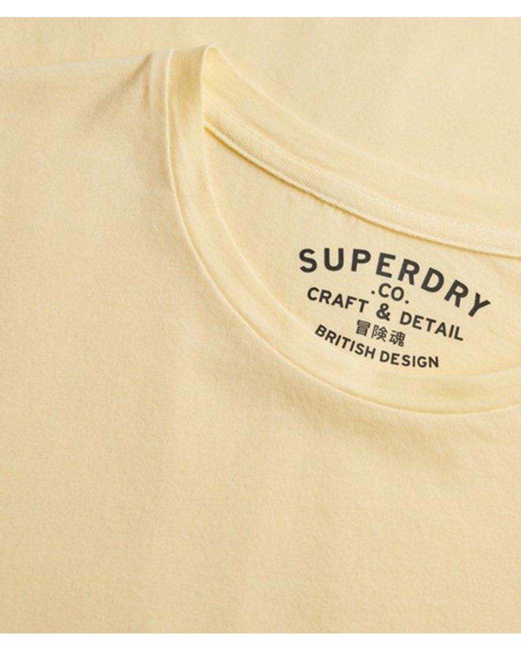 Superdry Yellow & Co Classic Essential T-shirt for men