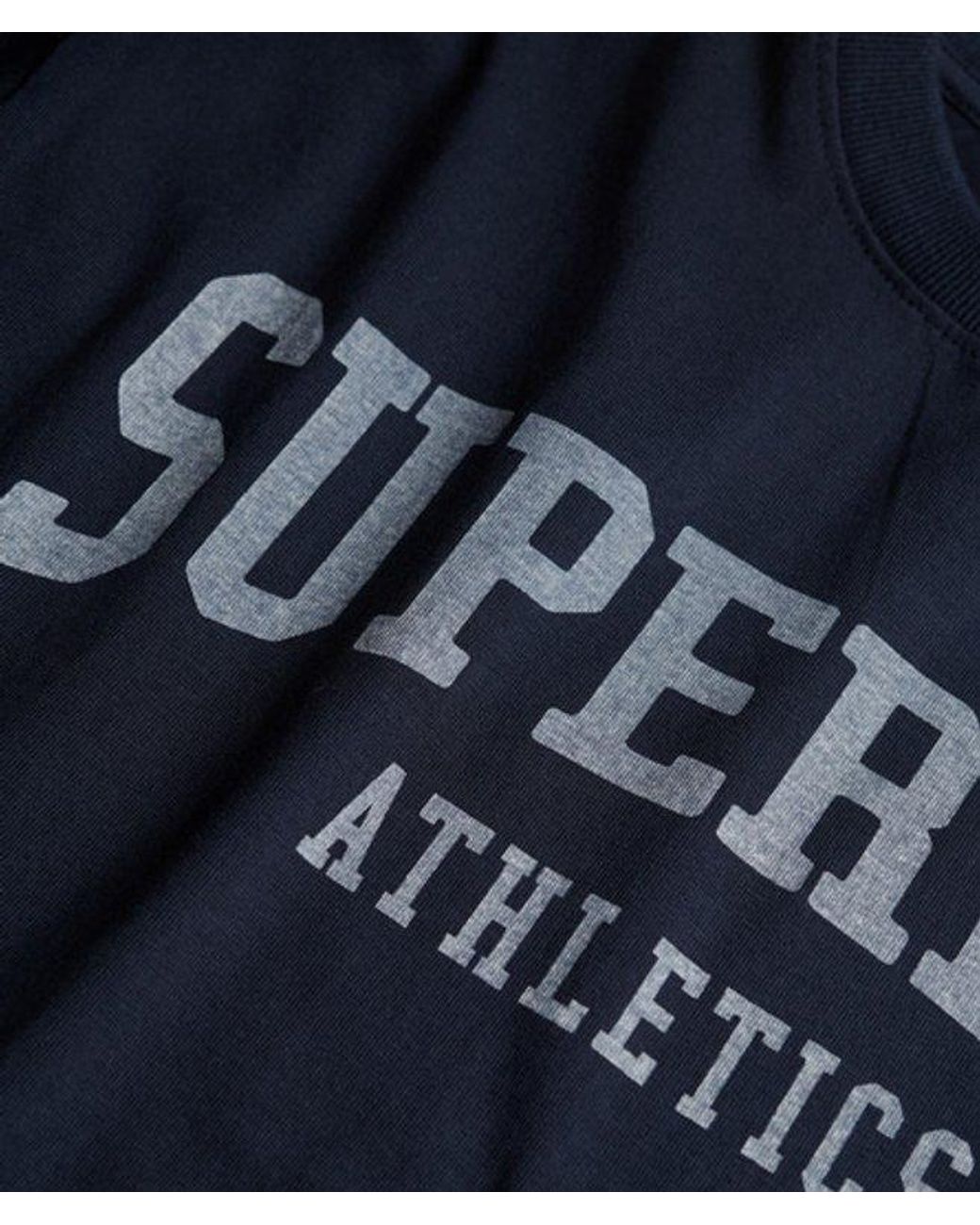 Superdry Blue & Co Athletic Essentials Oversized T-shirt