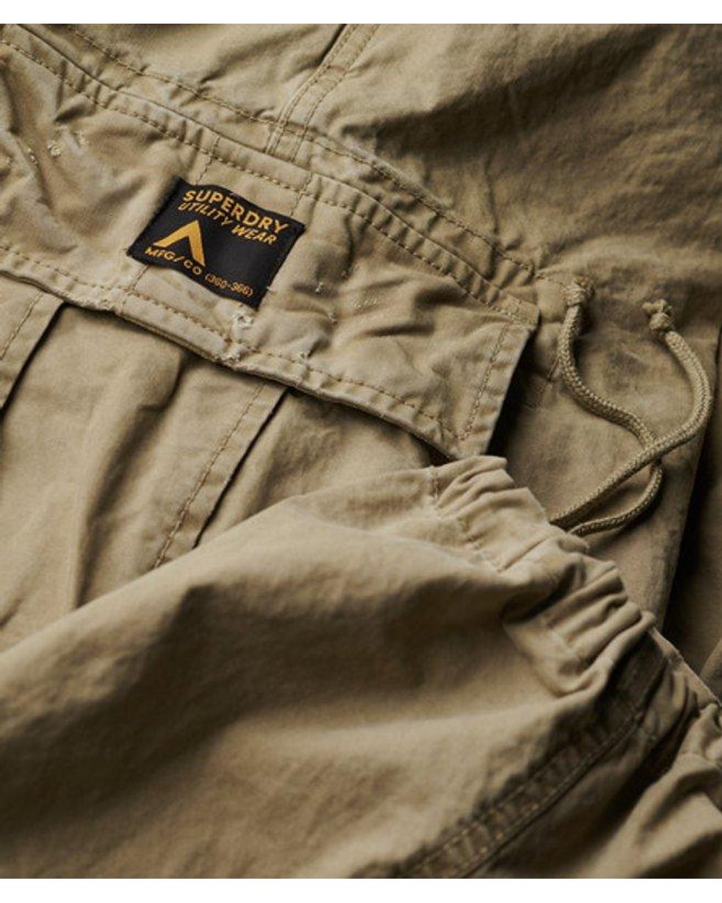 Superdry Natural & Co Organic Cotton baggy Cargo Pants for men