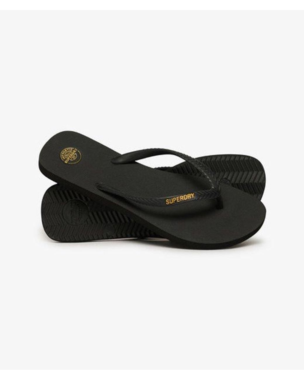 Superdry Black & Co Core Essential Flip Flops
