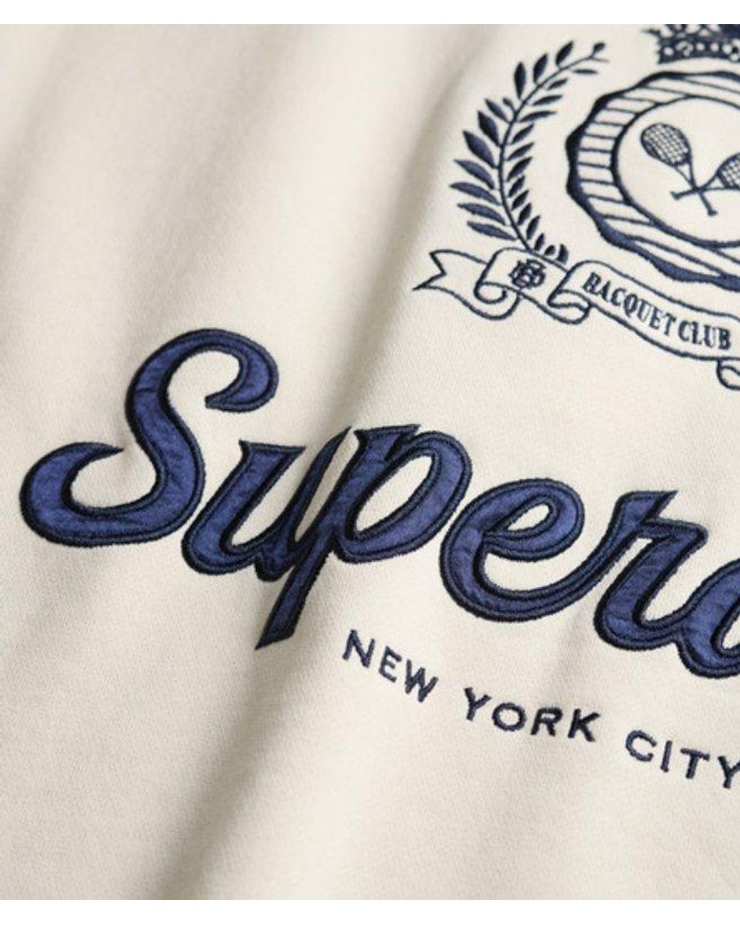 Superdry White & Co Country Club Loose Crew Sweatshirt