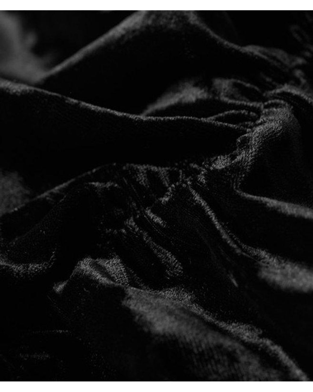 Superdry Black & Co Slim Fit Velvet Bandeau Mini Dress.