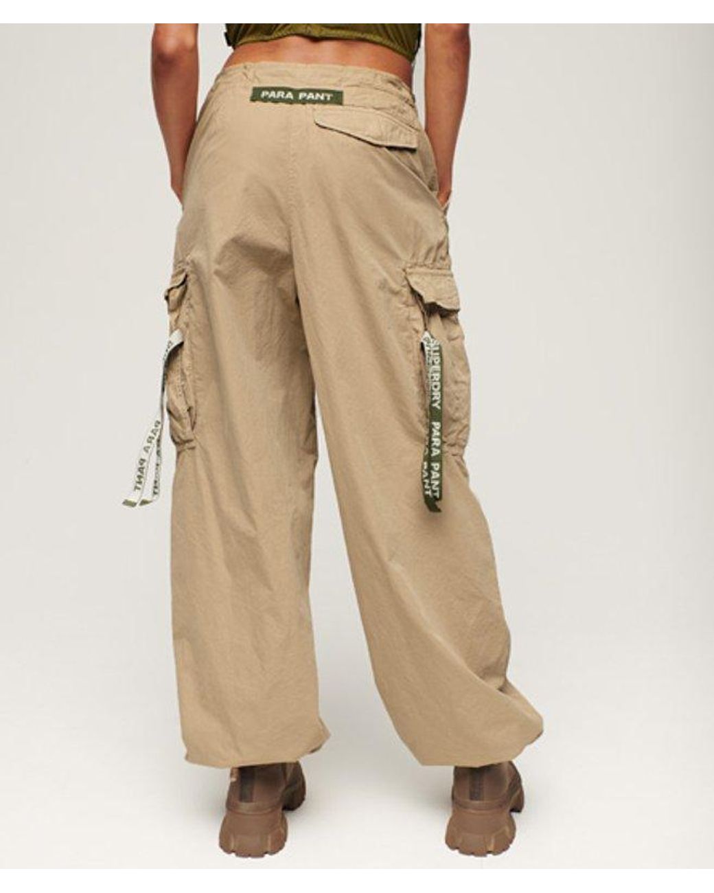 Superdry Metallic & Co baggy Parachute Pants