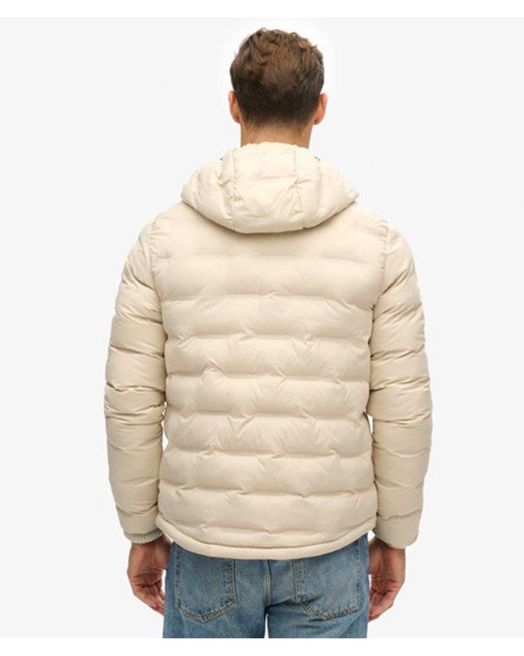 Superdry Natural & Co Short Quilted Puffer Jacket for men