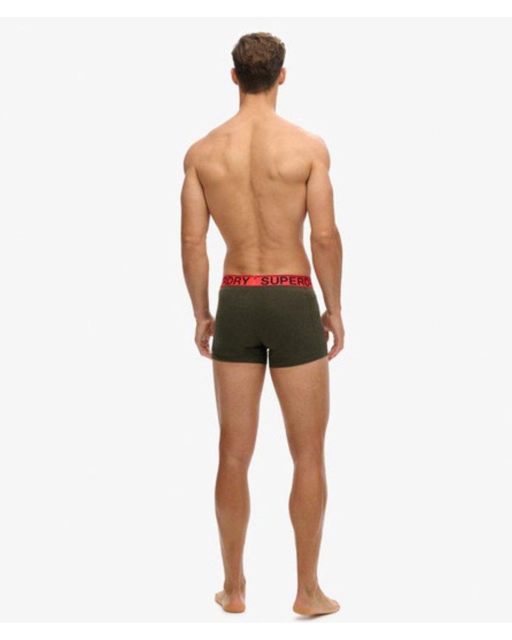 Superdry Triopak Boxers in het White voor heren