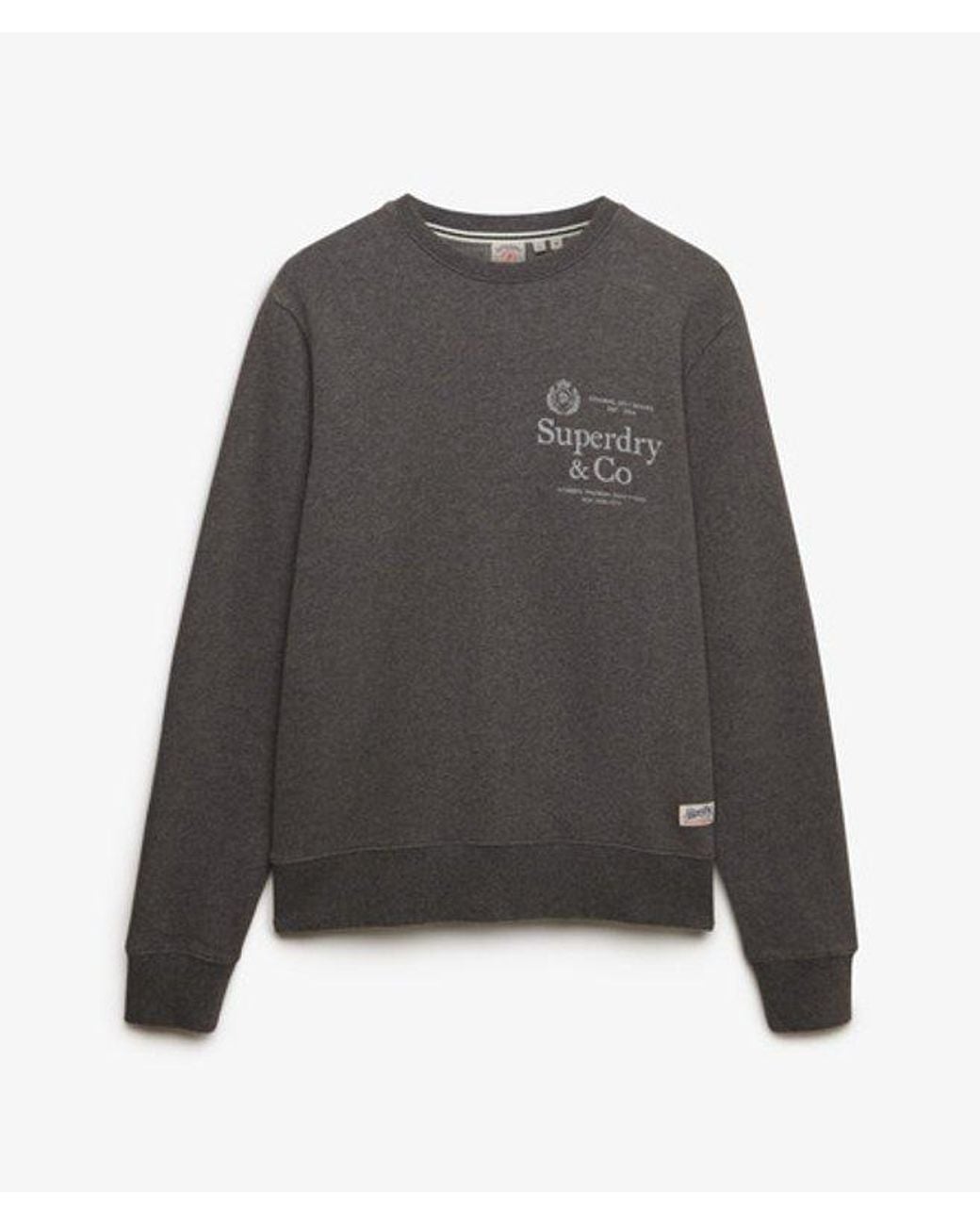 Superdry Gray & Co 1954 Company Relaxed Sweatshirt for men
