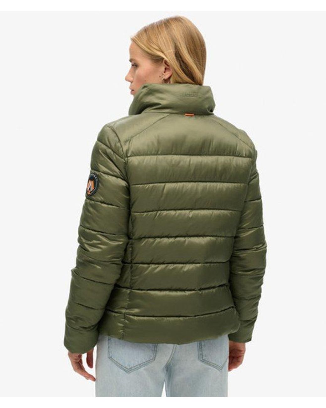 Superdry Green & Co Fuji Quilted Padded Jacket