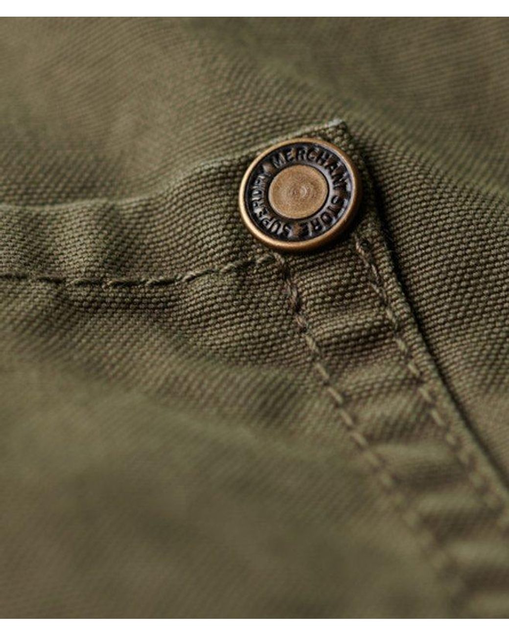 Superdry Green & Co The Merchant Store - Cotton Work Jacket for men