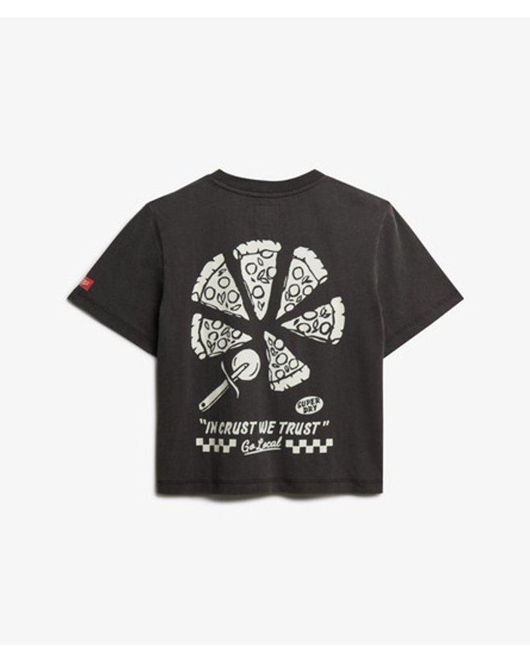 Superdry Black & Co Roadside Trade Relaxed T-shirt
