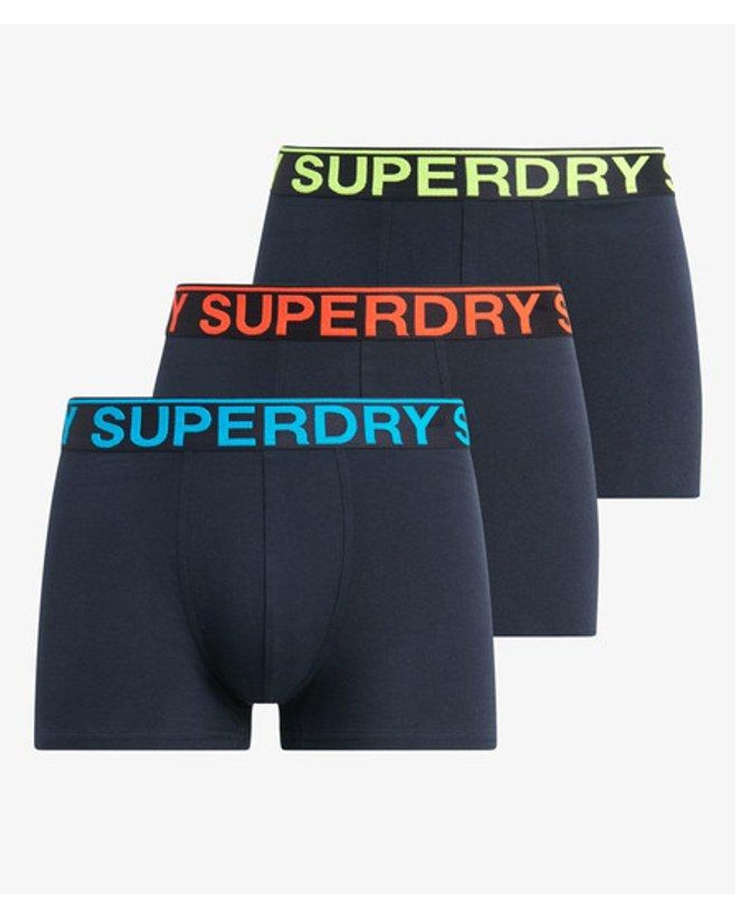 Superdry Blue & Co Trunk Triple Pack for men