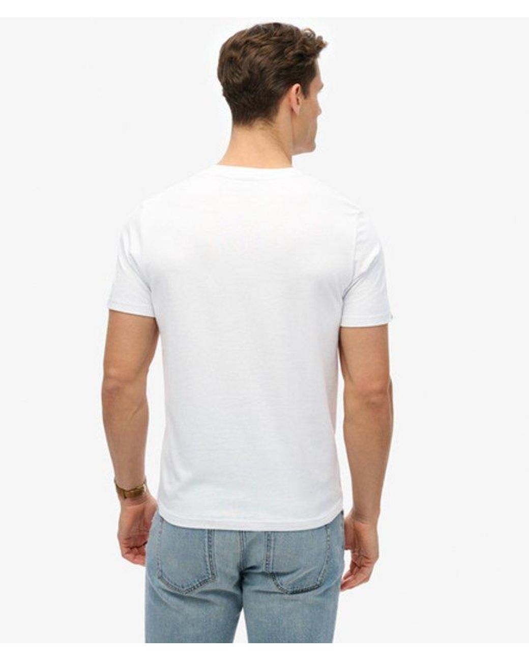 Superdry White & Co Vintage Logo Heritage Relaxed T-shirt for men