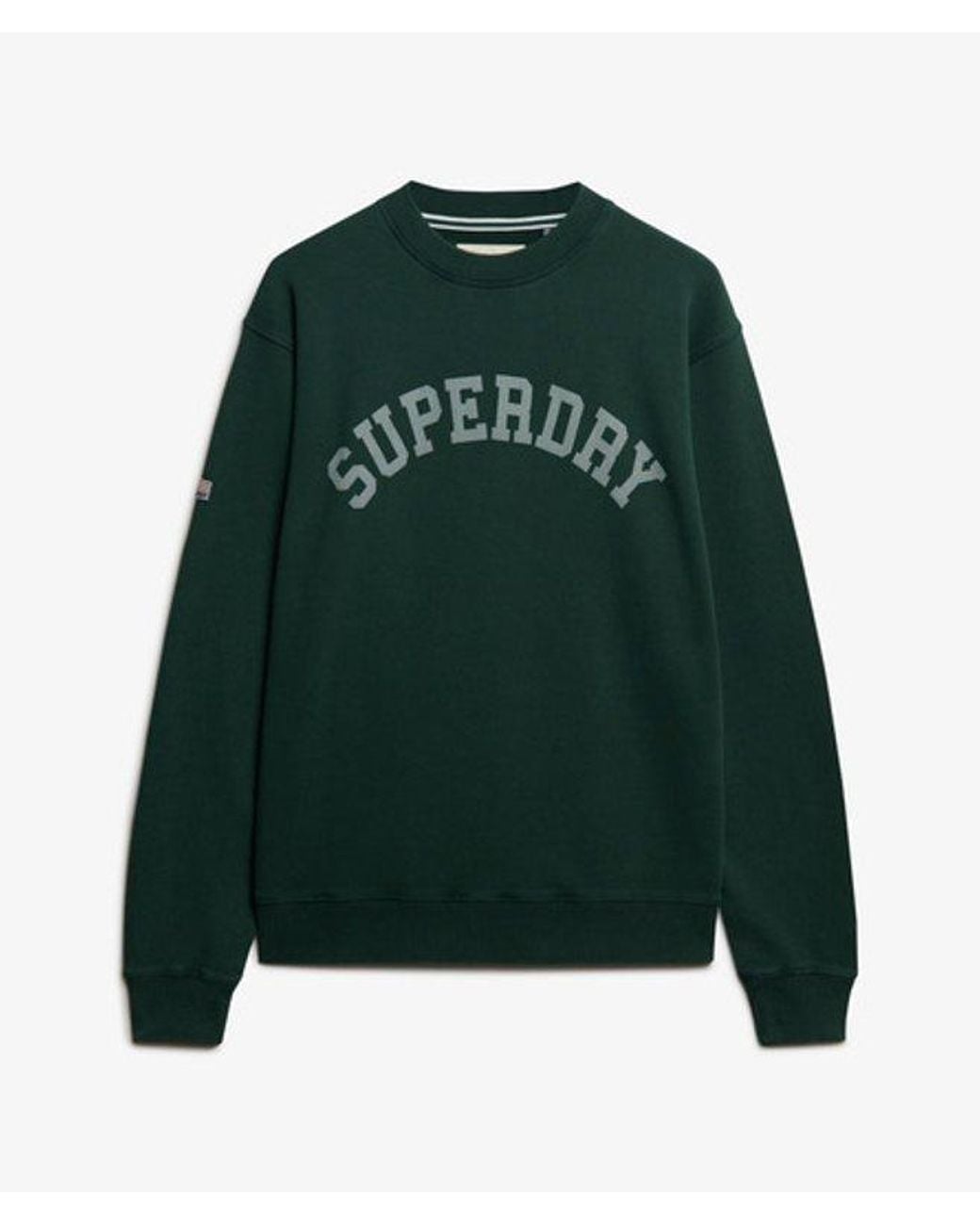 Superdry Green & Co Athletic Essentials Slouchy Crew Sweatshirt