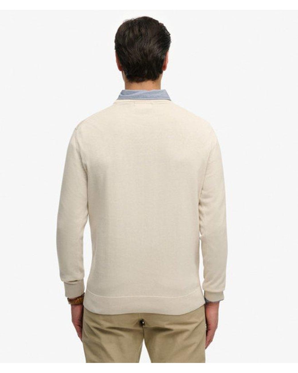 Superdry Natural & Co Essentials Cotton Jumper for men