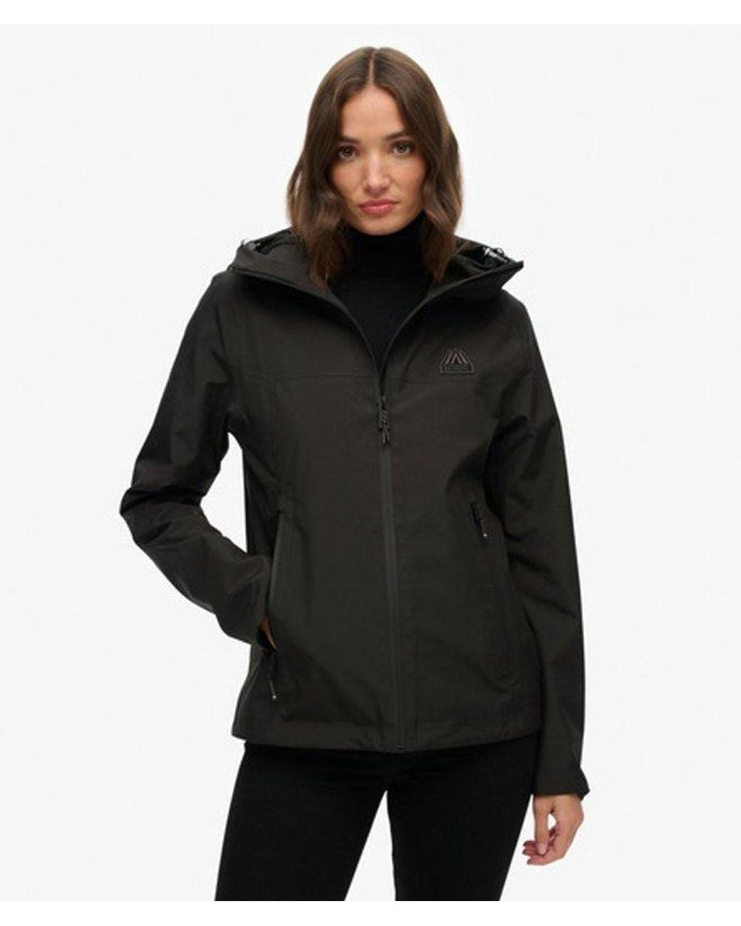 Superdry Black Waterproof Jacket
