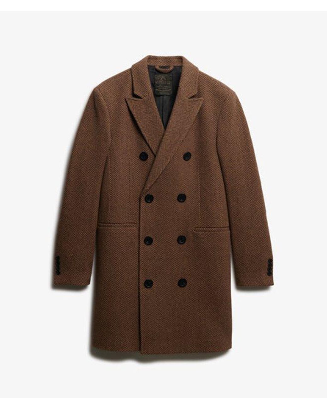 Superdry Brown & Co The Merchant Store - Town Coat for men
