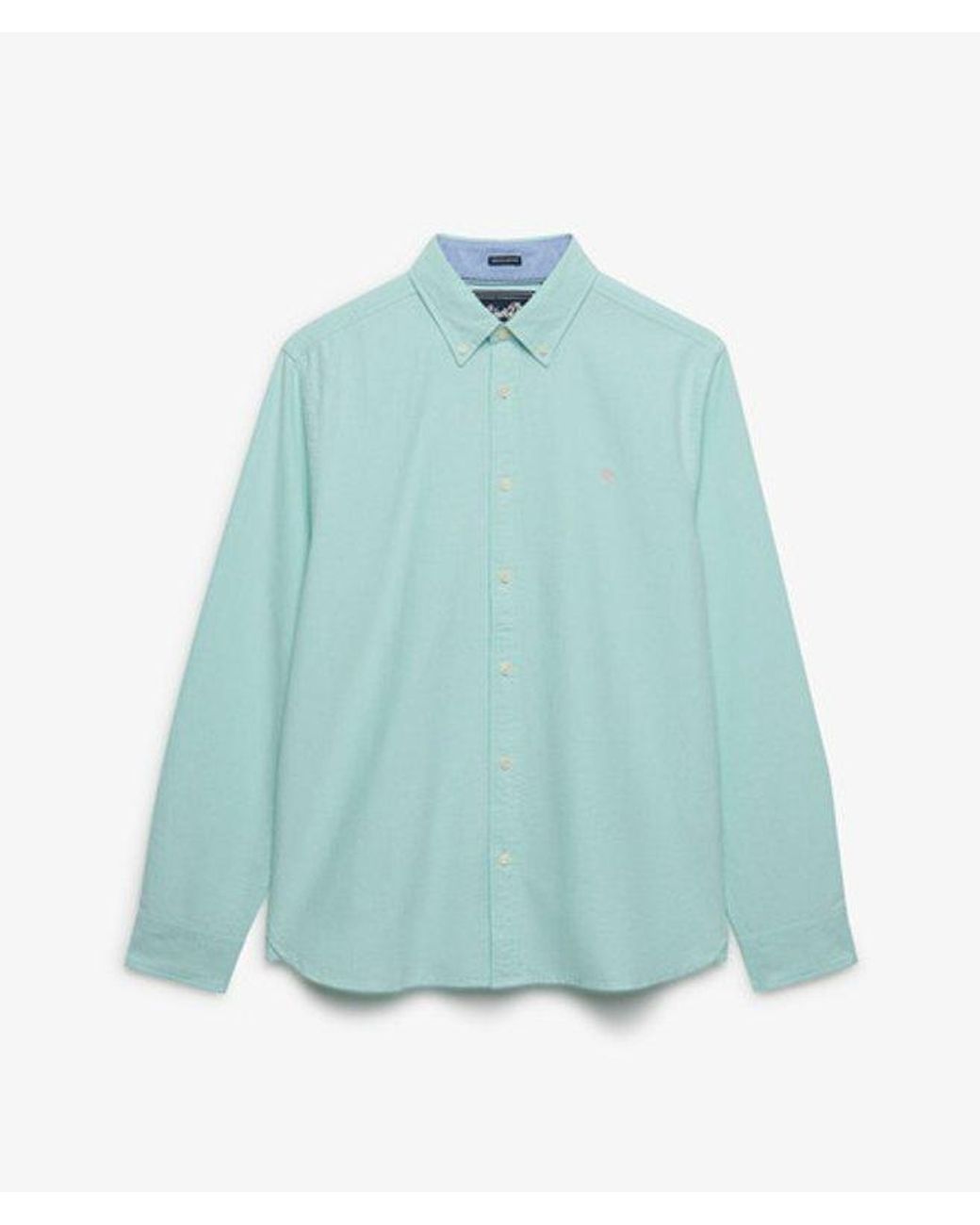 Superdry Green & Co Preppy Oxford Long Sleeve Shirt for men
