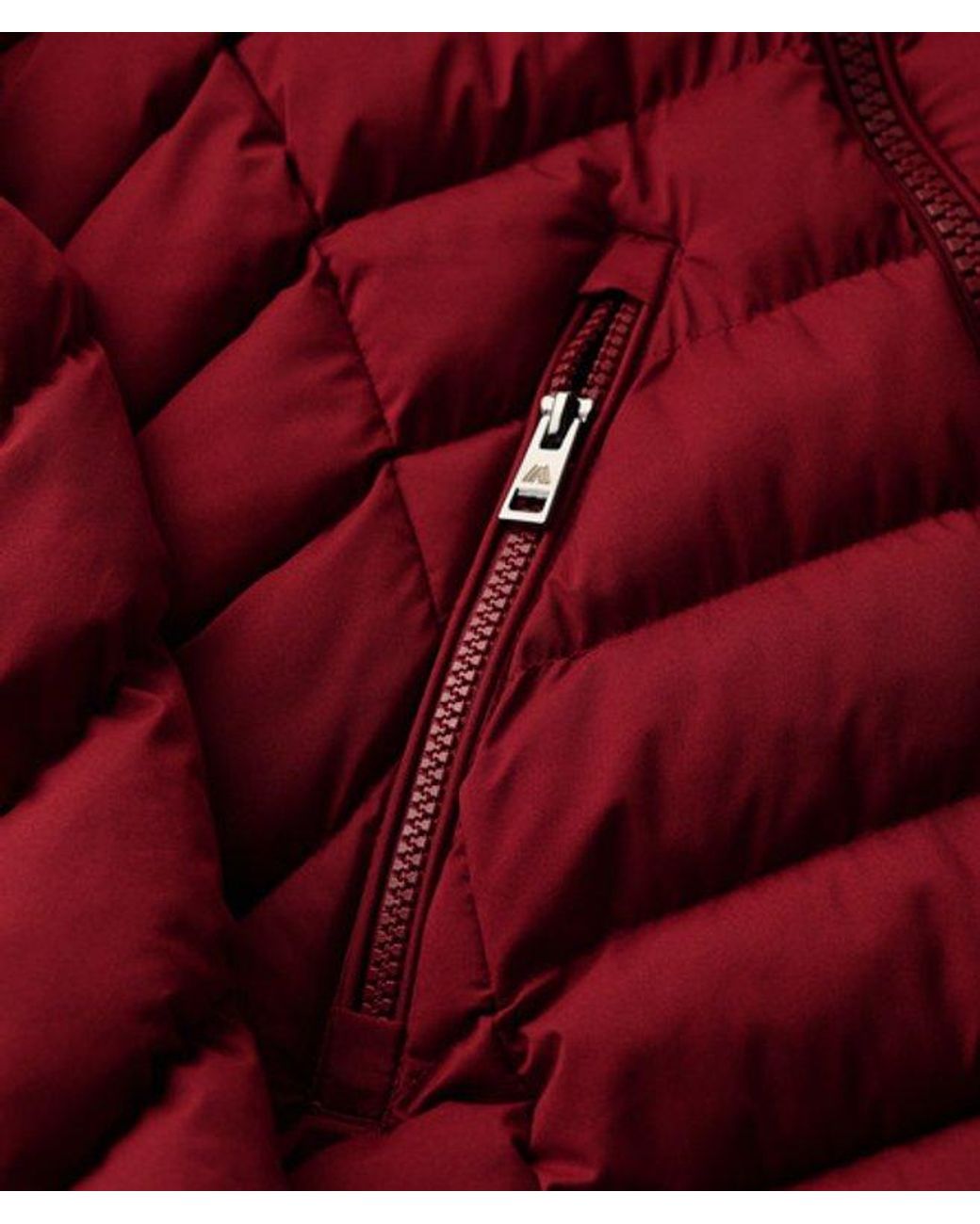 Superdry Red & Co Fuji Faux Fur Hooded Mid Length Coat