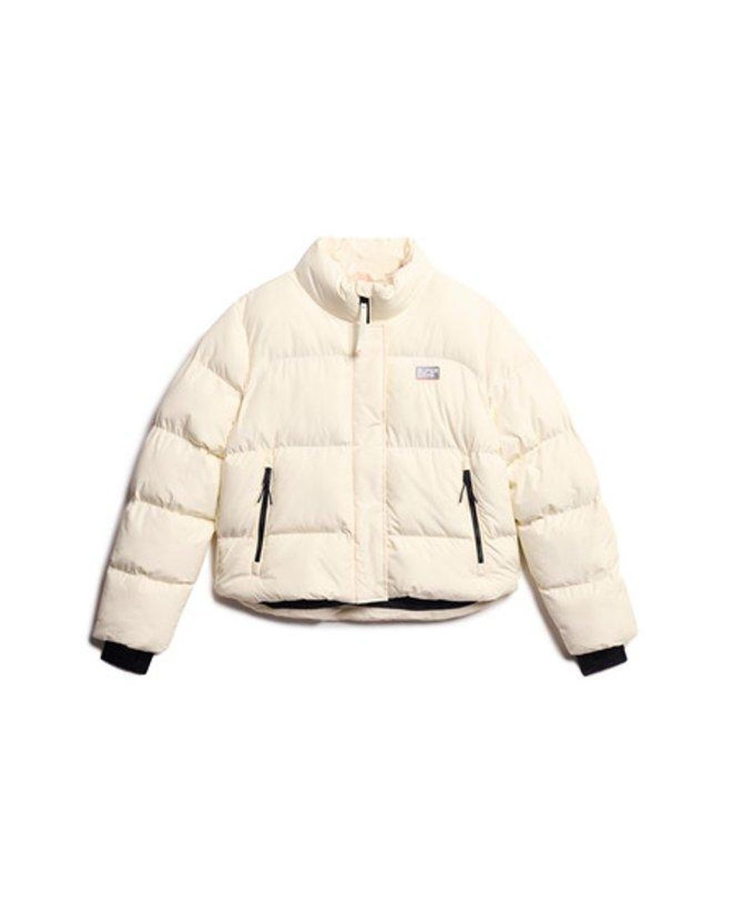 Superdry Natural & Co Sports Puffer Cropped Jacket