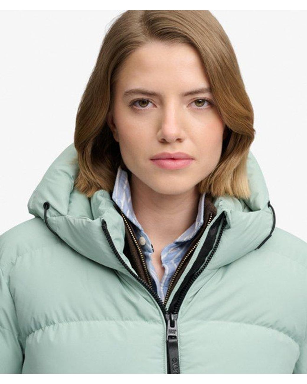 Superdry Green & Co Hooded Sports Puffer Jacket