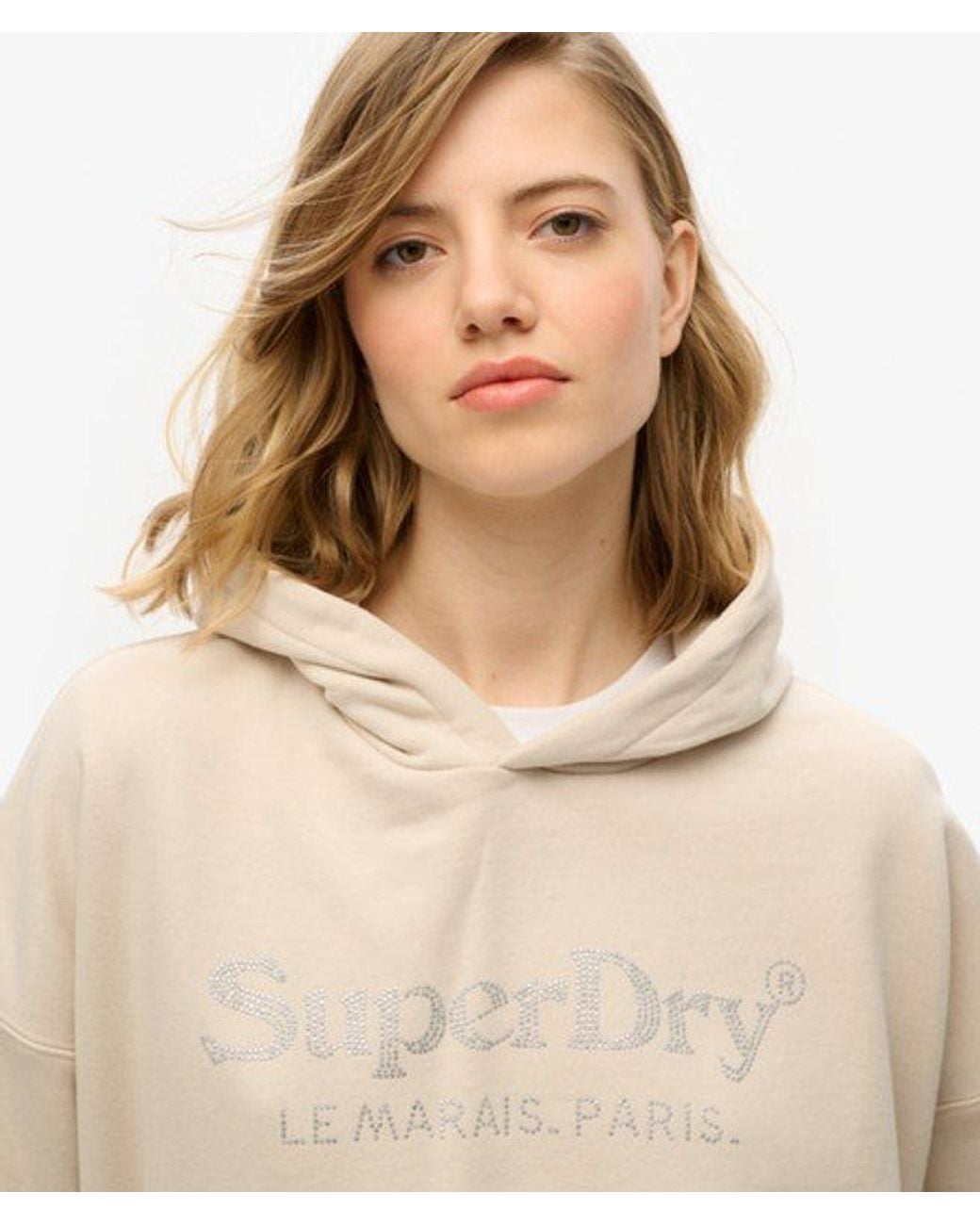 Superdry Natural & Co Venue Metallic Relaxed Hoodie
