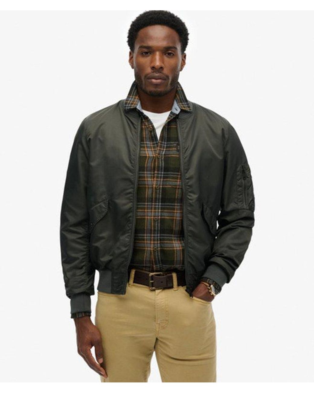 Superdry Black & Co The Merchant Store - Ma1 Bomber Jacket for men