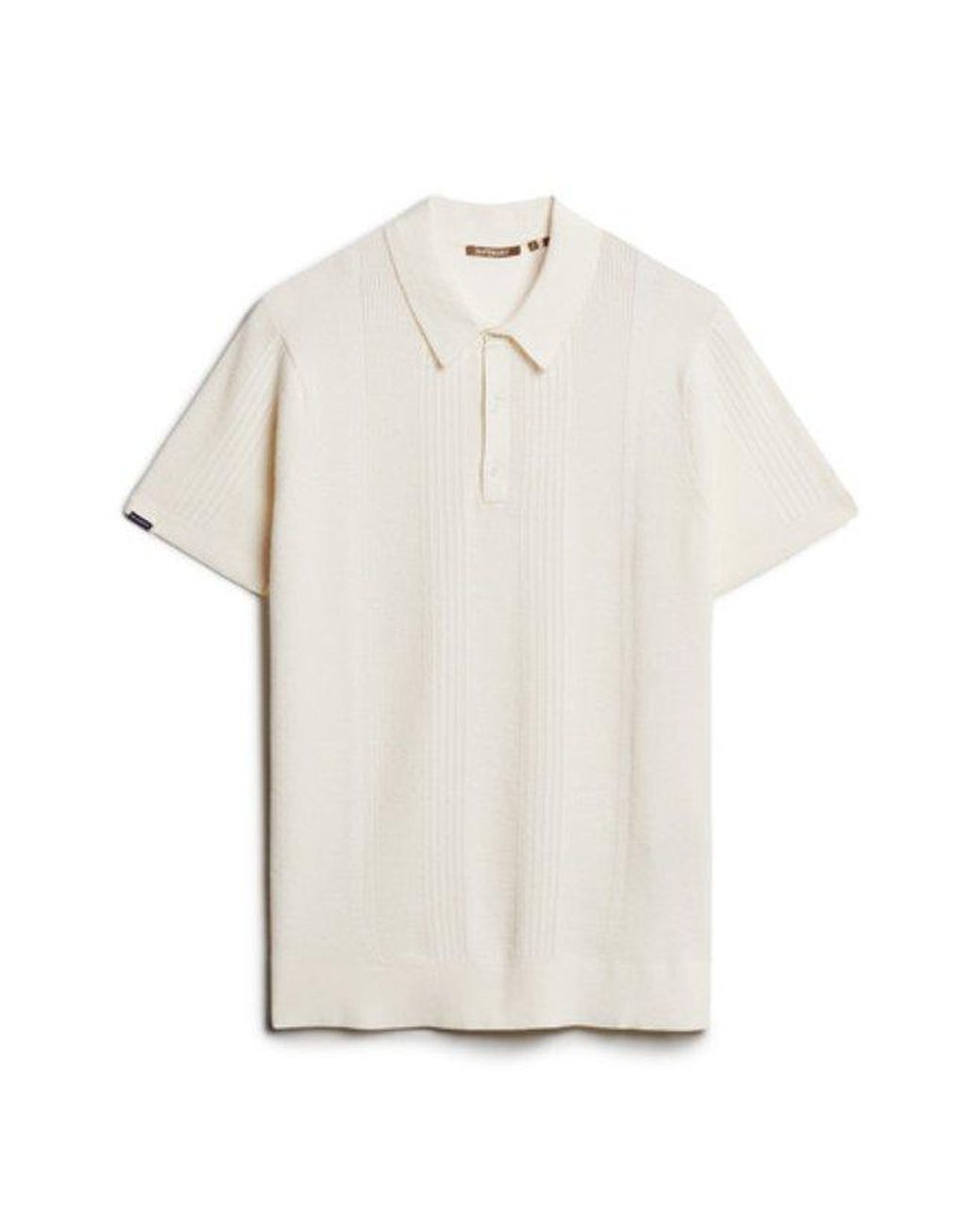 Superdry White & Co Short Sleeve Knitted Polo Shirt for men