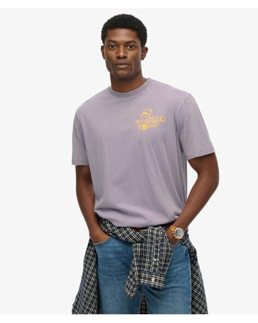 Superdry Blue & Co Trade Tools Oversized T-shirt for men