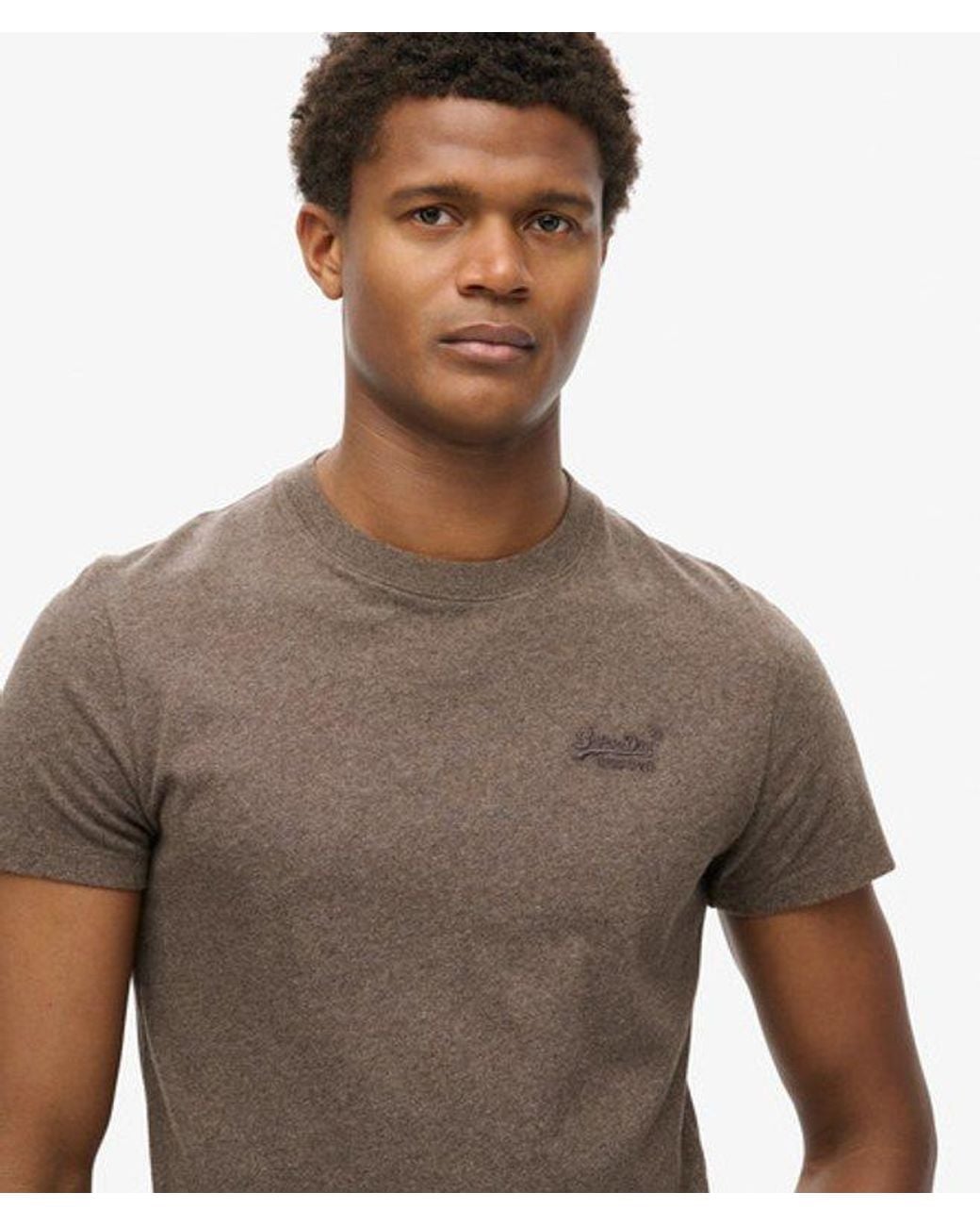 Superdry Brown & Co Essential Logo T-shirt for men