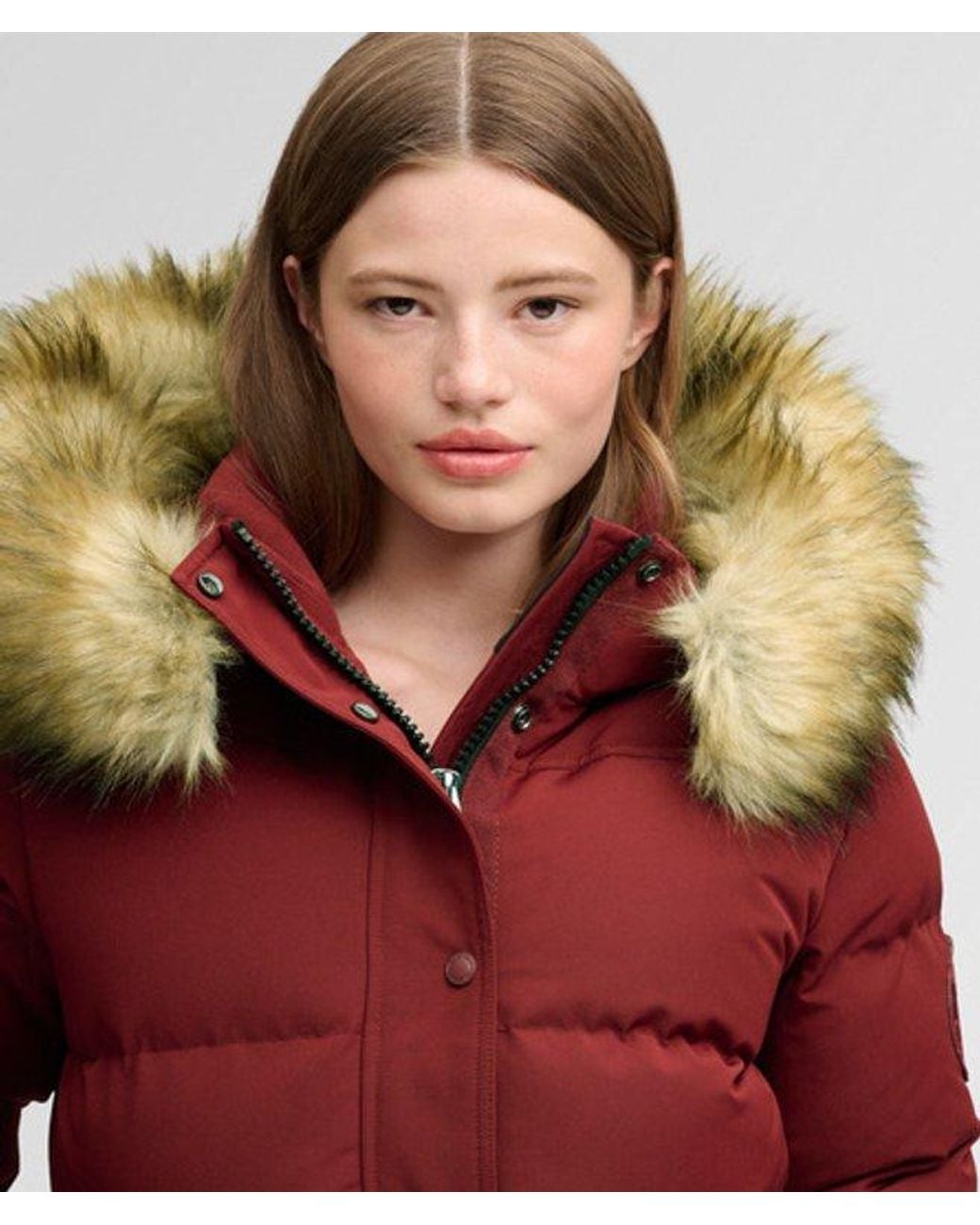 Superdry Red & Co Everest Classic Puffer Jacket
