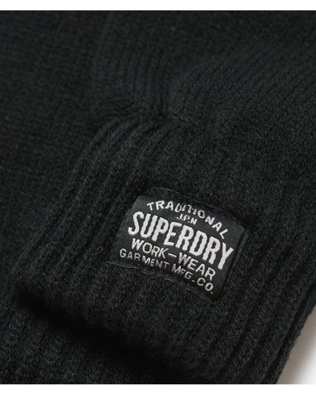 Superdry Black & Co Classic Knitted Gloves