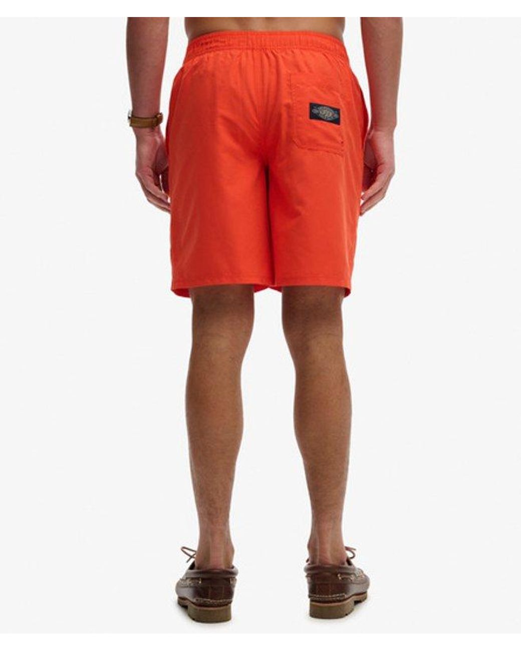 Superdry Red Logo 19-Inch Boardshorts for men