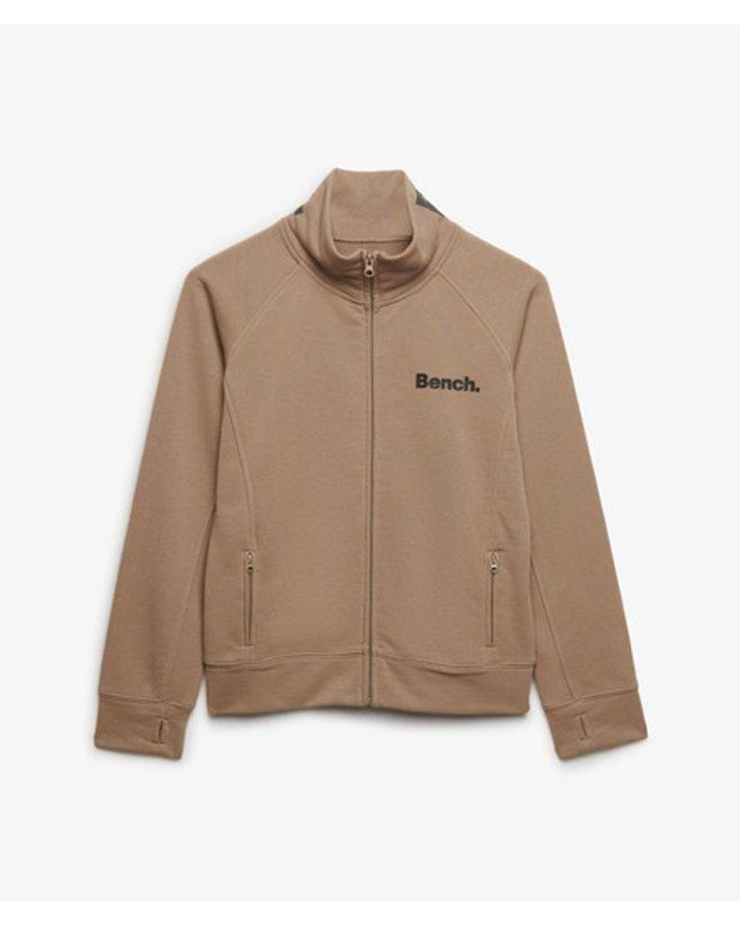 Superdry Green Bench X & Co Bench High Neck Sweat Track Top