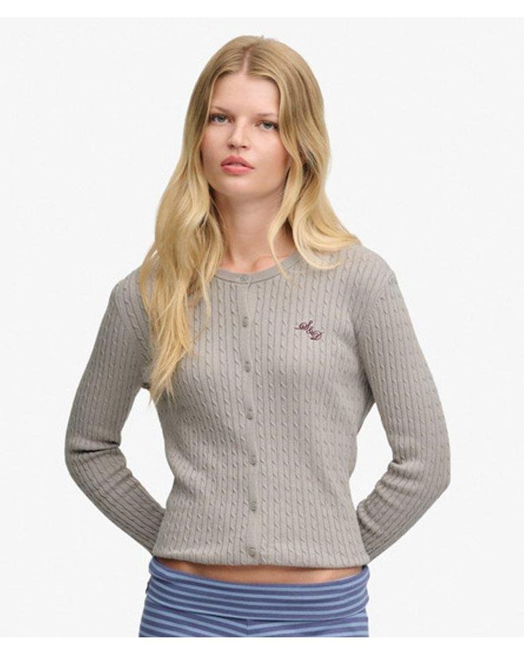 Superdry Blue & Co Lightweight Essential Cardigan
