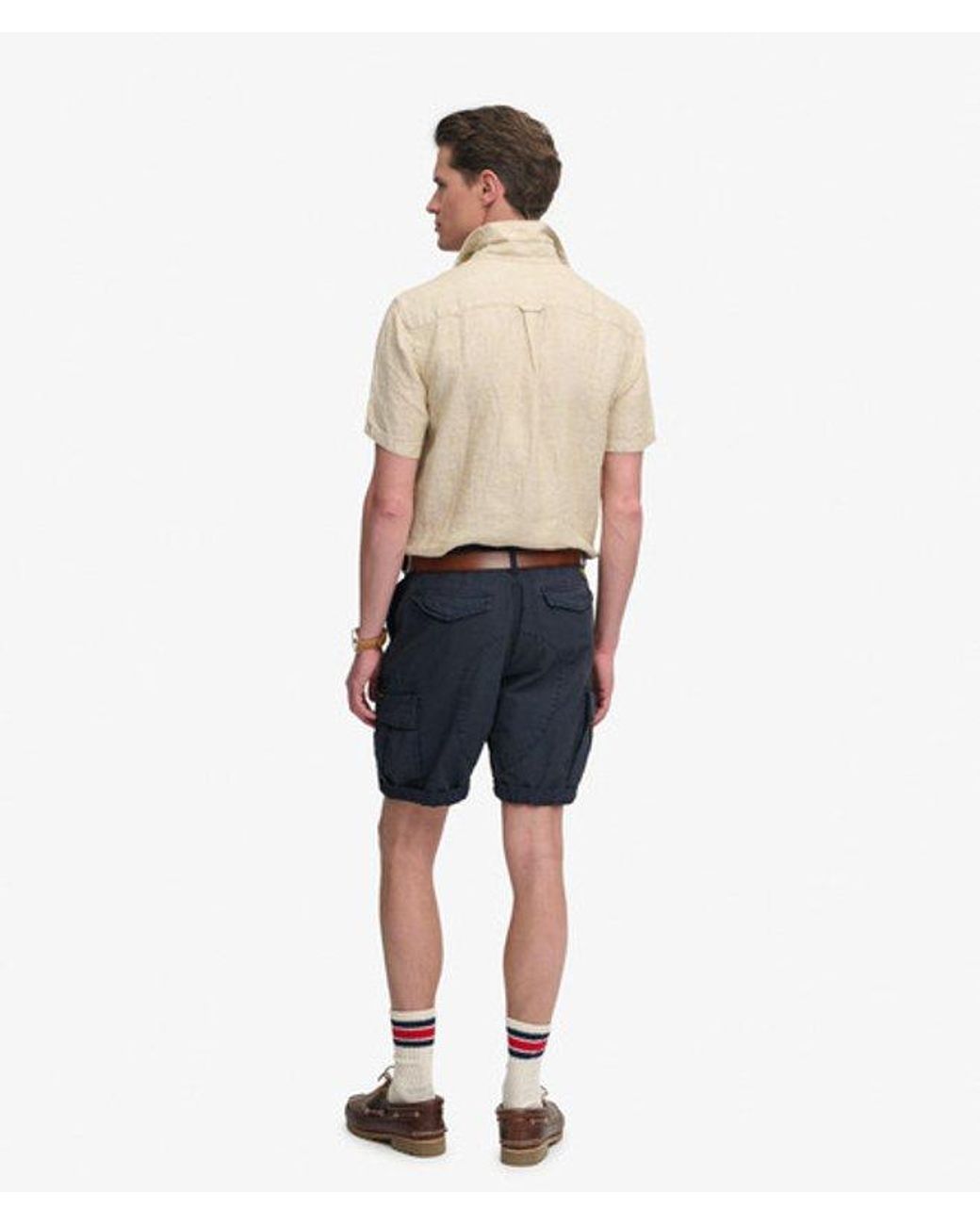 Superdry Blue & Co Ripstop Light Cargo Shorts for men
