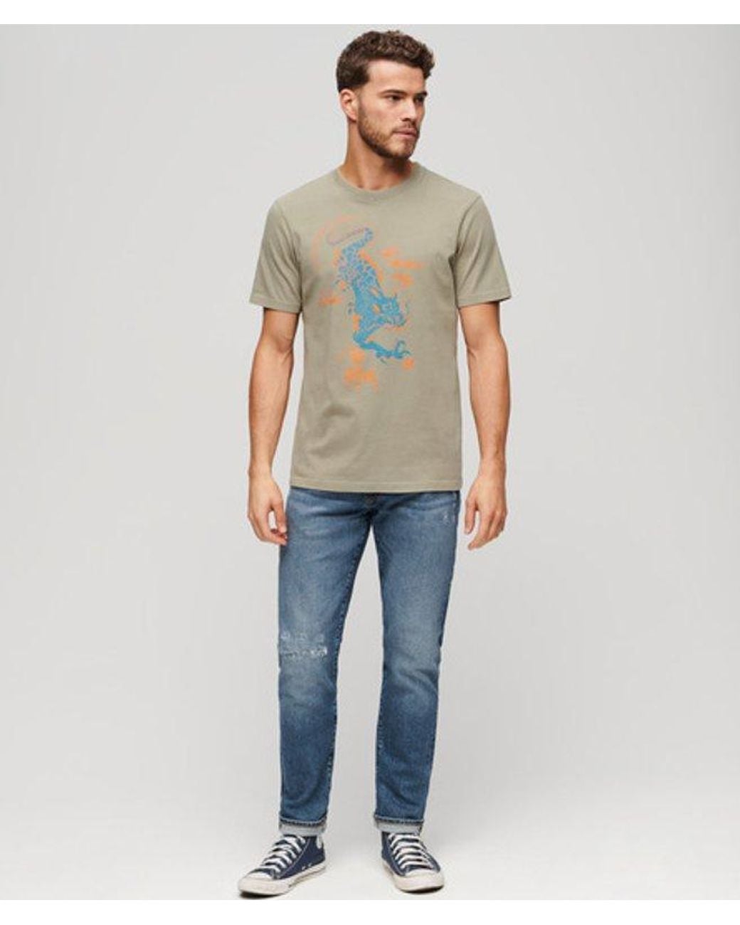 Superdry Blue & Co Organic Cotton Vintage Slim Jeans for men