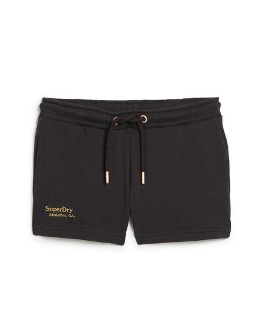 Superdry Essential Short Met Logo in het Yellow