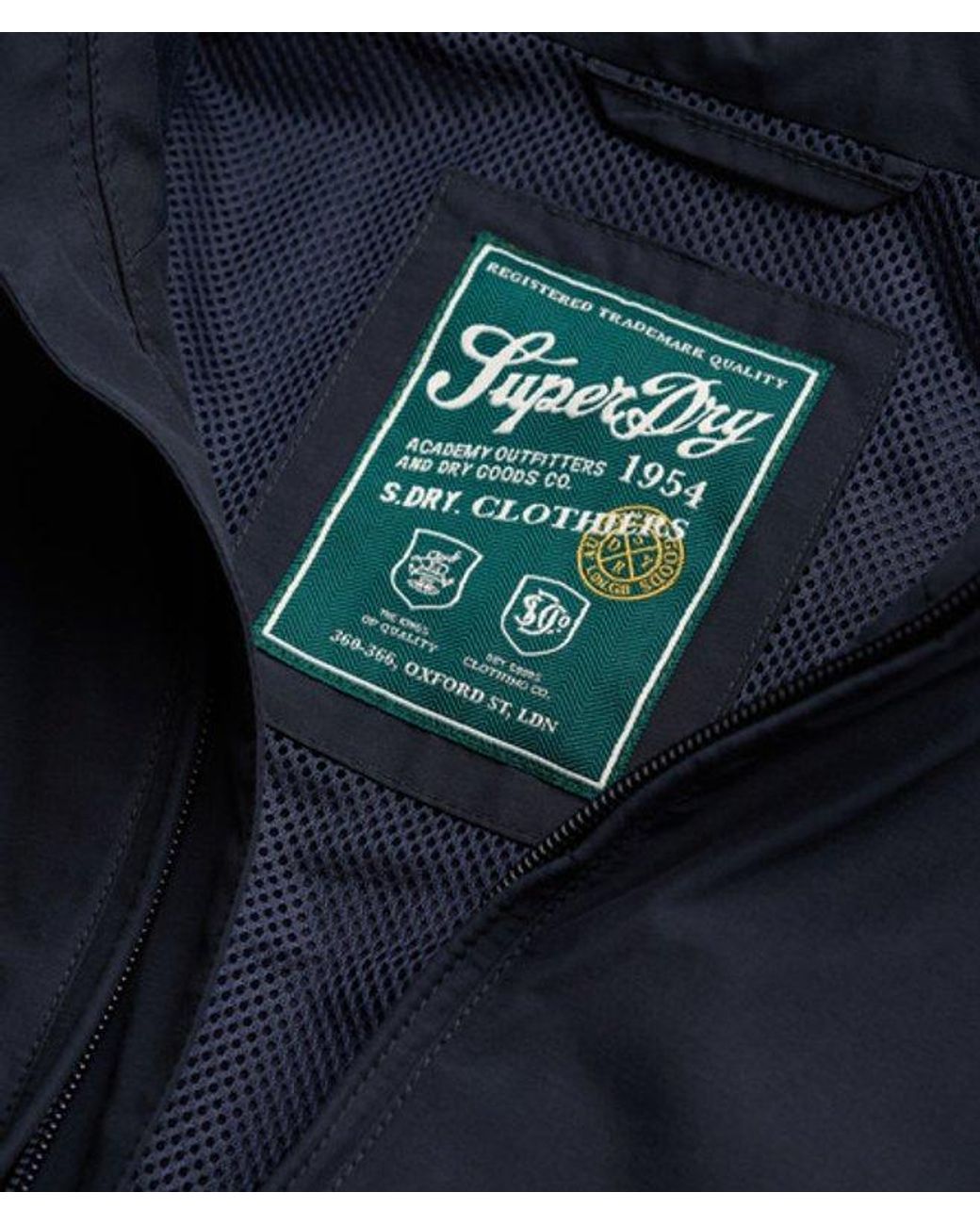 Superdry Blue & Co Flyweight Sports Jacket for men