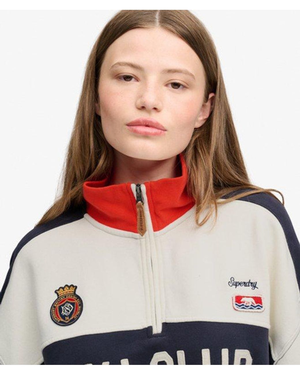 Superdry Black & Co Preppy Ski Half Zip