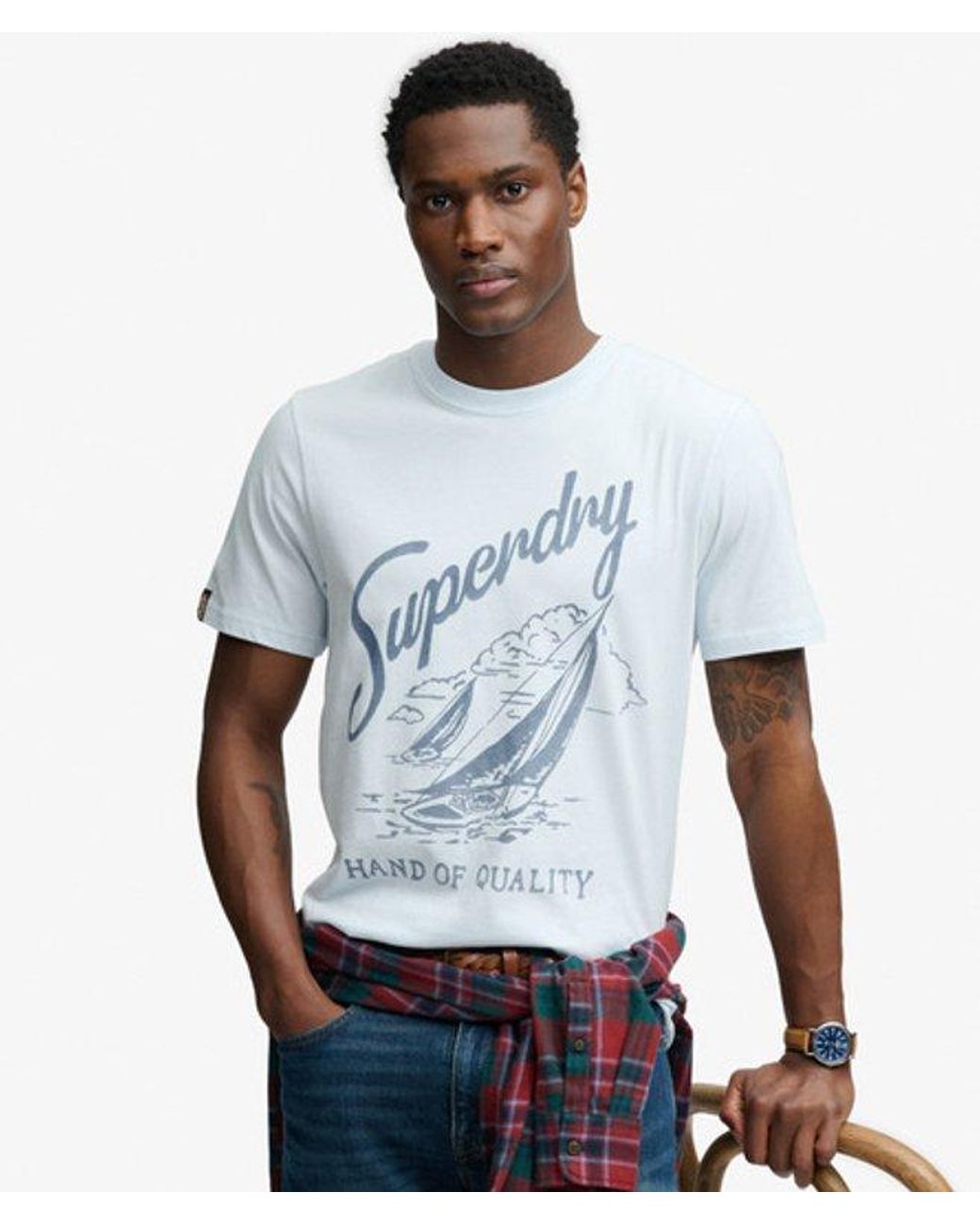 Superdry White & Co Lo-fi Dockside T-shirt for men