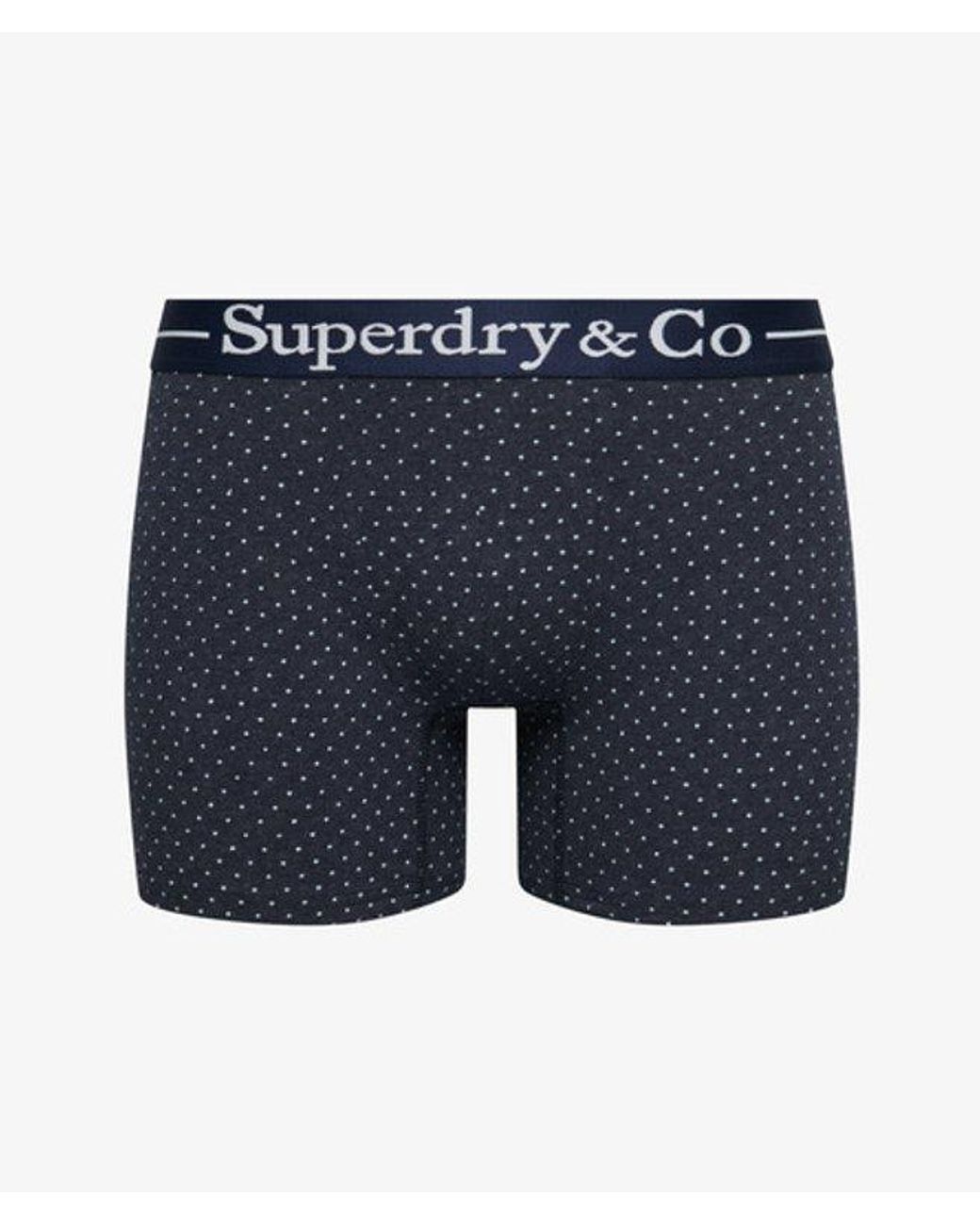 Superdry Blue Co Boxer Triple Pack for men