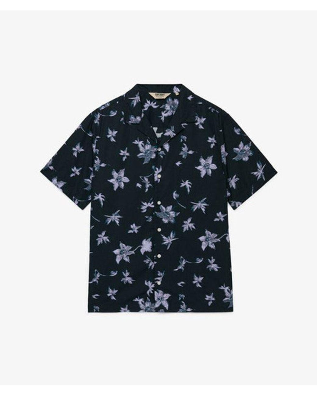 Superdry Black & Co Cabana Print Short Sleeve Shirt for men