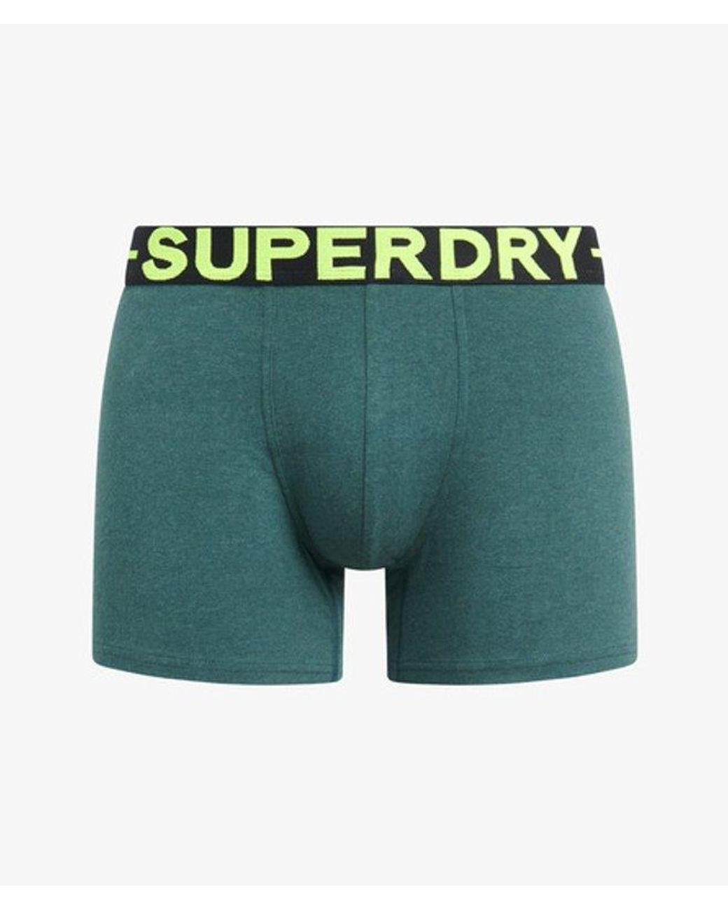 Superdry Green & Co Boxer Triple Pack for men
