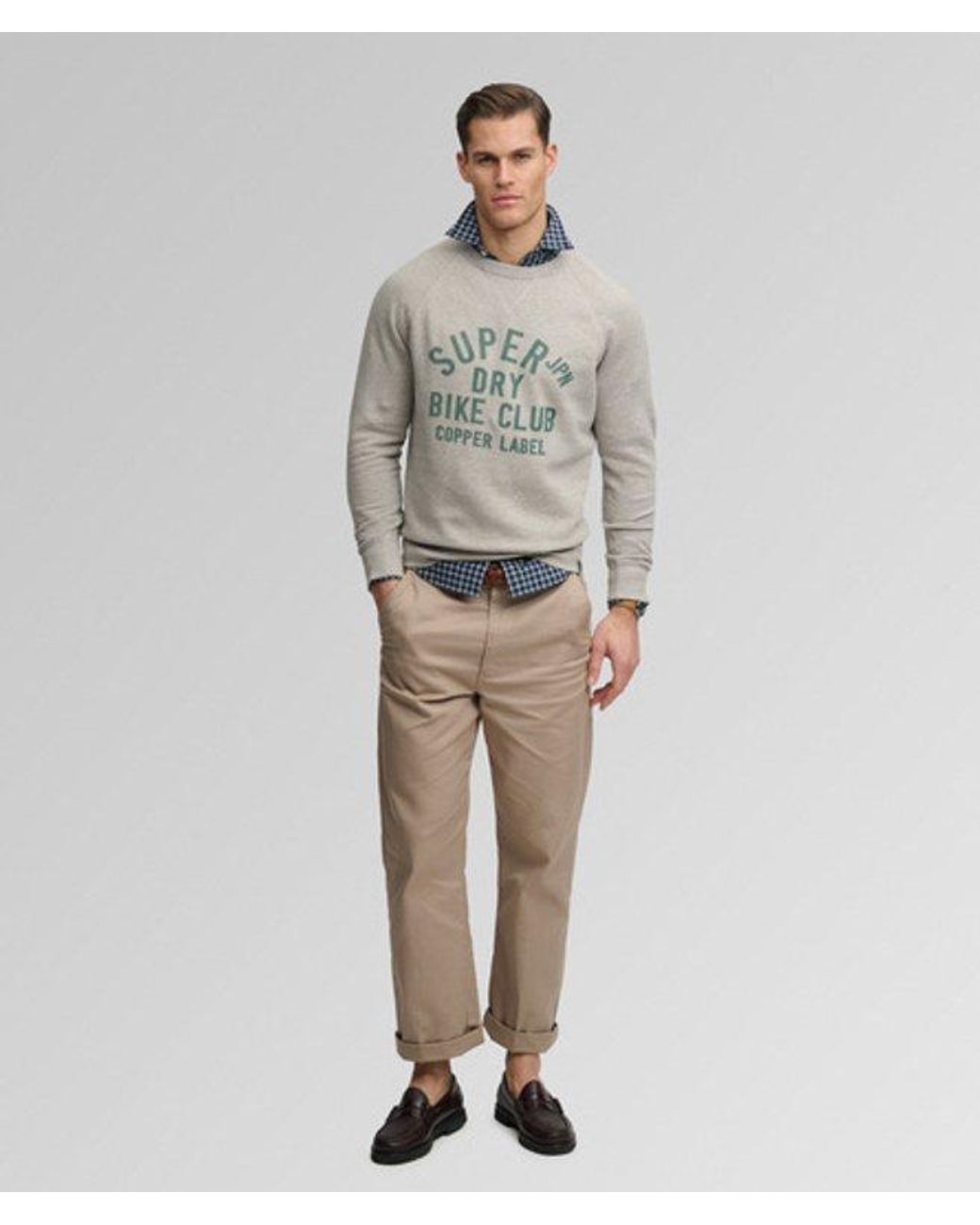 Superdry Gray & Co The Merchant Store - Vintage Print Sweatshirt for men