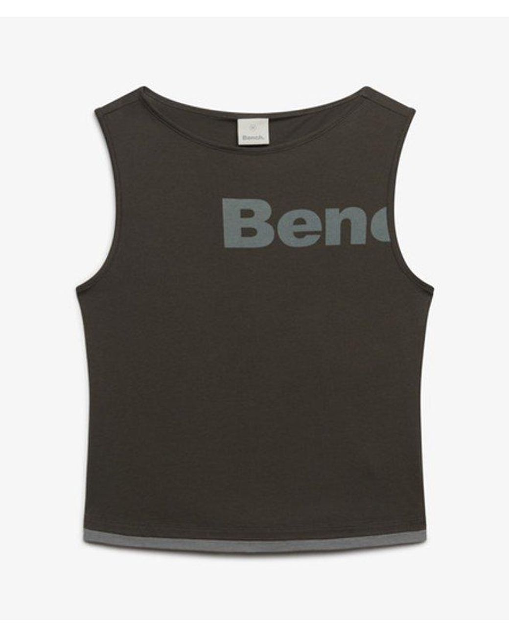 Superdry & Co Bench Aansluitend Laag Tanktop in het Gray