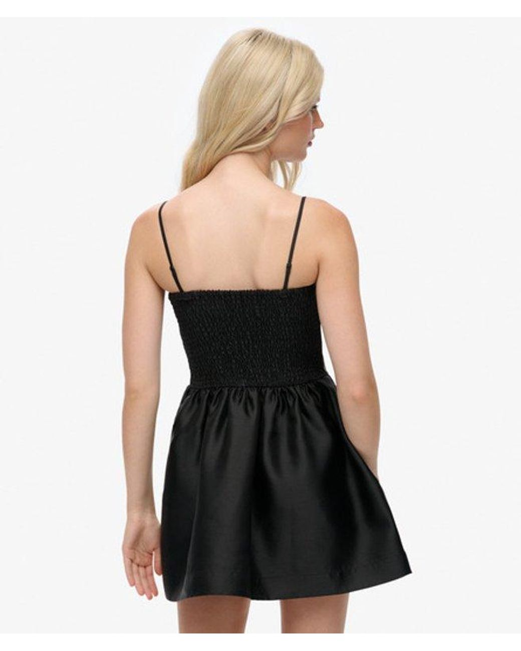 Superdry Corset Cami Mini Jurk in het Black