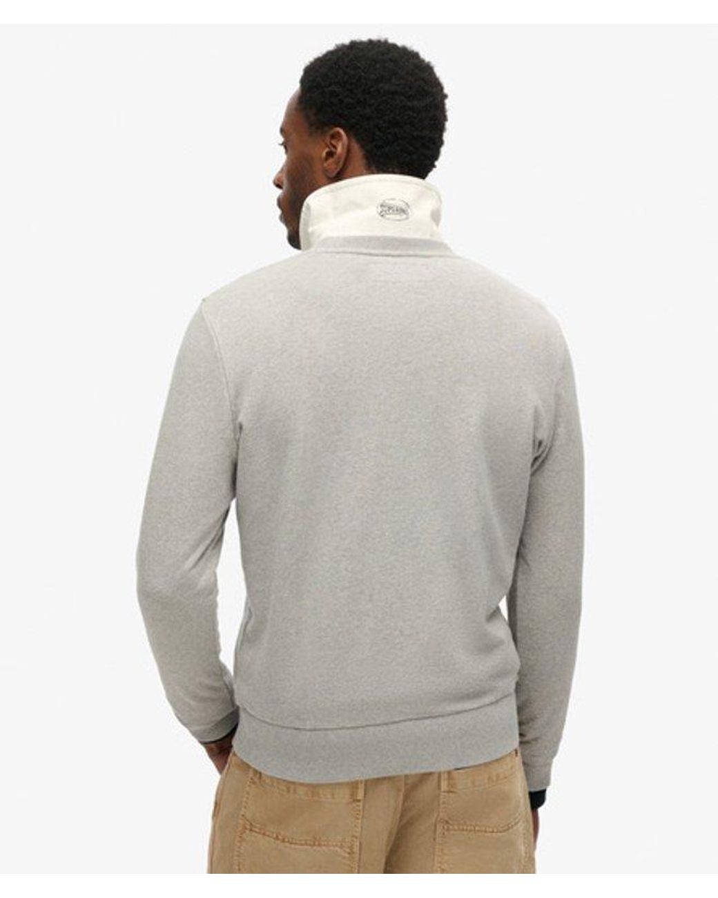 Superdry & Co Atheltic Sweatshirt Met Print in het Gray voor heren
