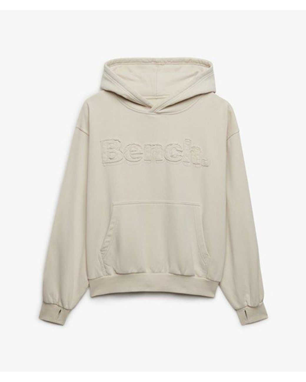 Superdry Natural Bench X & Co Bench Oversized Applique Hoodie