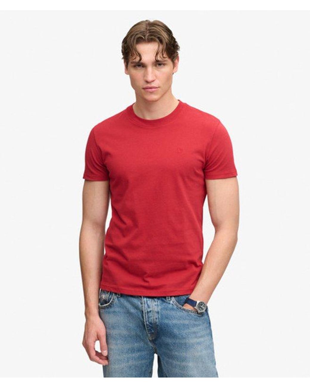 Superdry Red & Co Logo Embroide for men