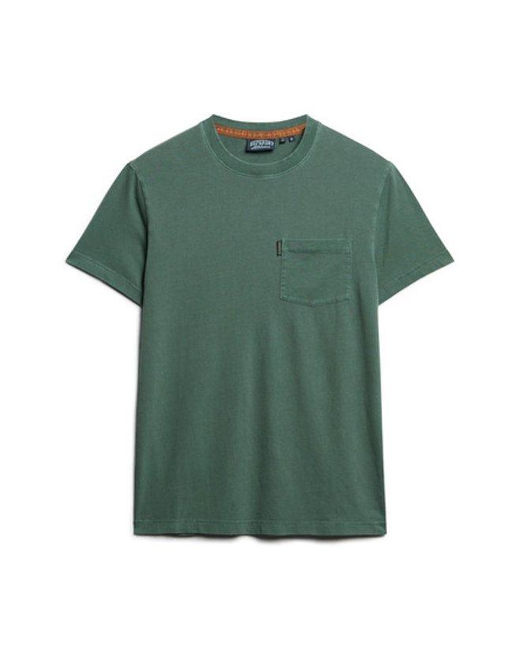 Superdry Green & Co Essential Washed Pocket T-shirt for men